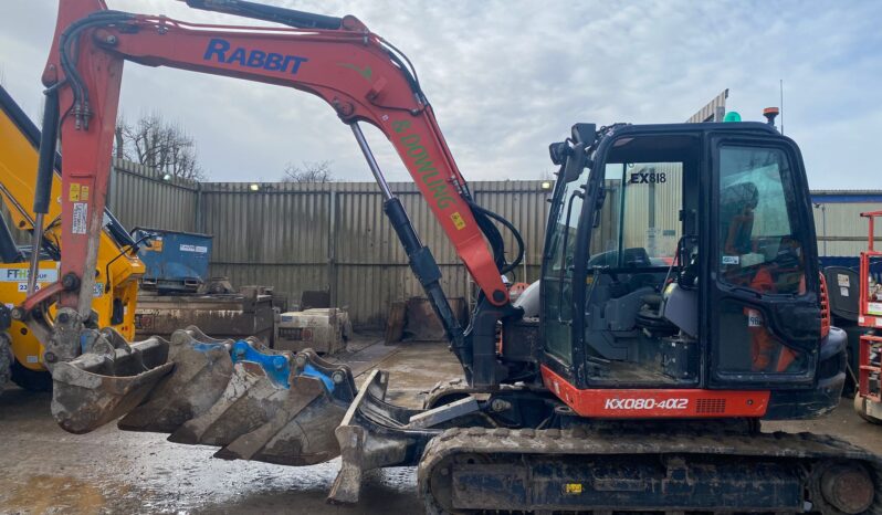 8T Excavator Kubota KX080-4A 2020 full