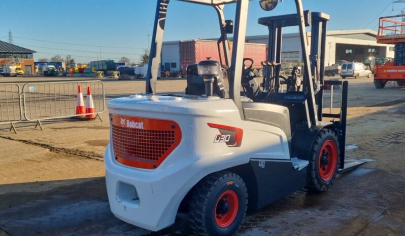 Unused 2024 Bobcat D30NX Forklifts For Auction: Leeds – 5th, 6th, 7th & 8th March 2025 @ 8:00am full