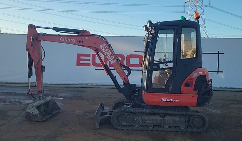 2013 Kubota KX101-3A3 Mini Excavators For Auction: Leeds – 5th, 6th, 7th & 8th March 2025 @ 8:00am full