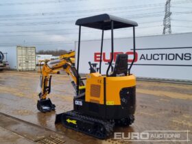 Unused 2024 Captok CK15 Micro Excavators For Auction: Leeds – 5th, 6th, 7th & 8th March 2025 @ 8:00am full