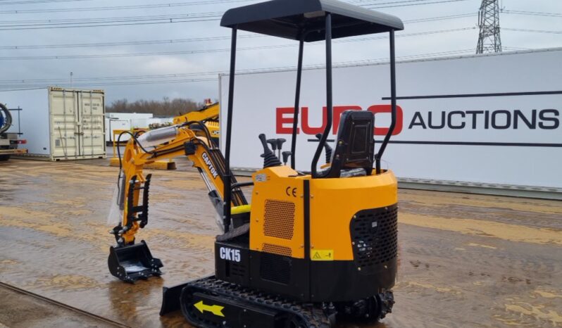 Unused 2024 Captok CK15 Micro Excavators For Auction: Leeds – 5th, 6th, 7th & 8th March 2025 @ 8:00am full