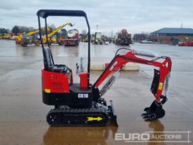 Unused 2024 Captok CK10 Micro Excavators For Auction: Leeds – 5th, 6th, 7th & 8th March 2025 @ 8:00am full