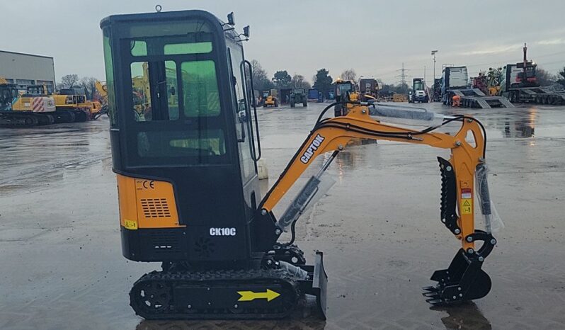 Unused 2024 Captok CK10C Micro Excavators For Auction: Leeds – 5th, 6th, 7th & 8th March 2025 @ 8:00am full