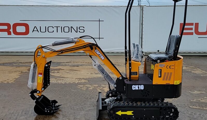 Unused 2024 Captok CK10 Micro Excavators For Auction: Leeds – 5th, 6th, 7th & 8th March 2025 @ 8:00am full