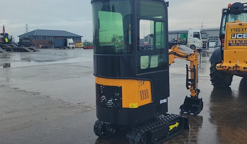 Unused 2024 Captok CK10C Micro Excavators For Auction: Leeds – 5th, 6th, 7th & 8th March 2025 @ 8:00am full