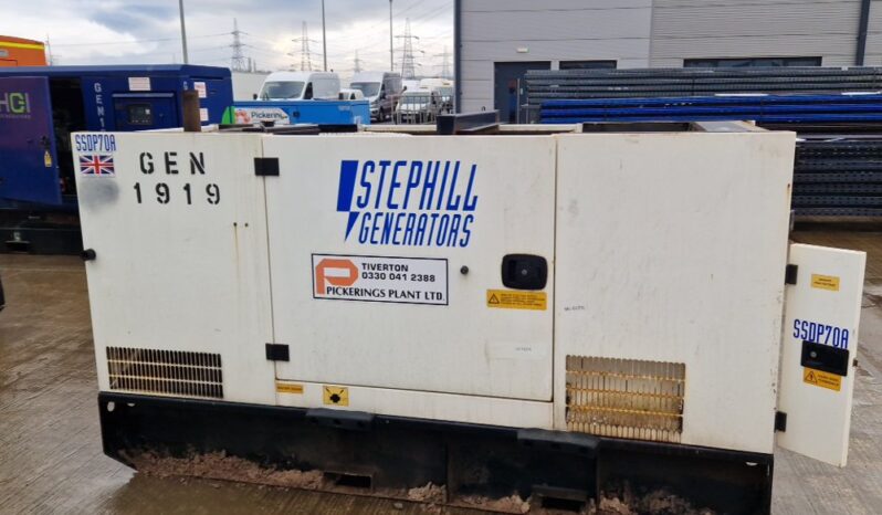 Stephill SSDP70A Generators For Auction: Leeds – 5th, 6th, 7th & 8th March 2025 @ 8:00am full