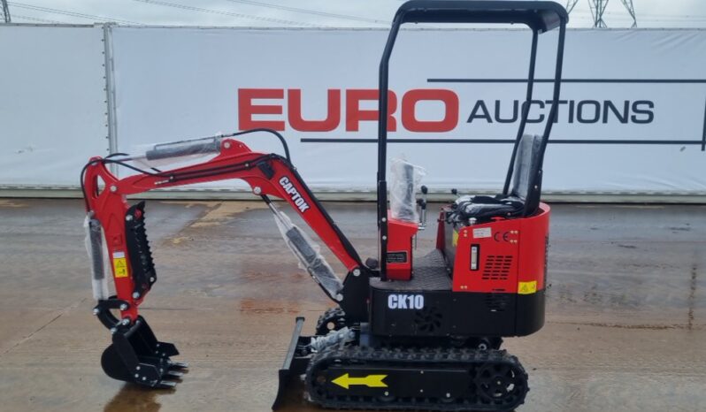 Unused 2024 Captok CK10 Micro Excavators For Auction: Leeds – 5th, 6th, 7th & 8th March 2025 @ 8:00am full