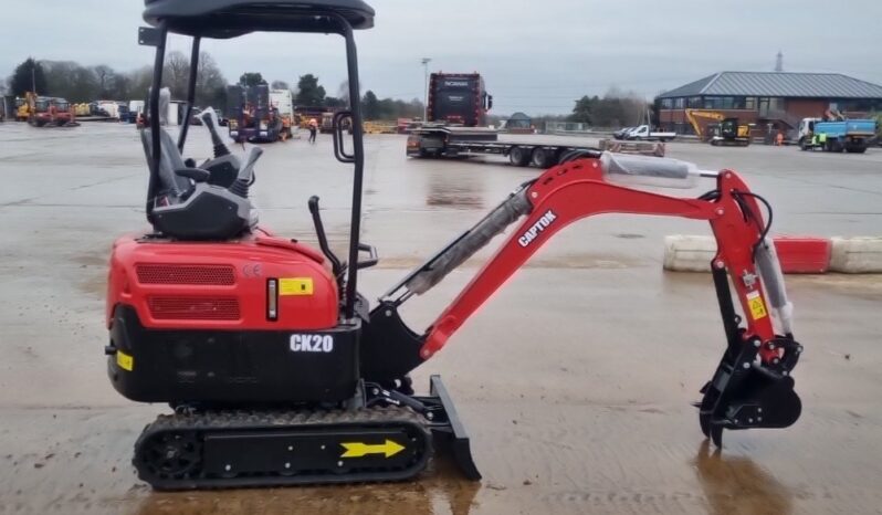 Unused 2024 Captok CK20 Micro Excavators For Auction: Leeds – 5th, 6th, 7th & 8th March 2025 @ 8:00am full