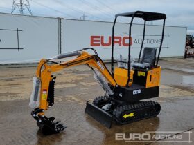 Unused 2024 Captok CK10 Micro Excavators For Auction: Leeds – 5th, 6th, 7th & 8th March 2025 @ 8:00am