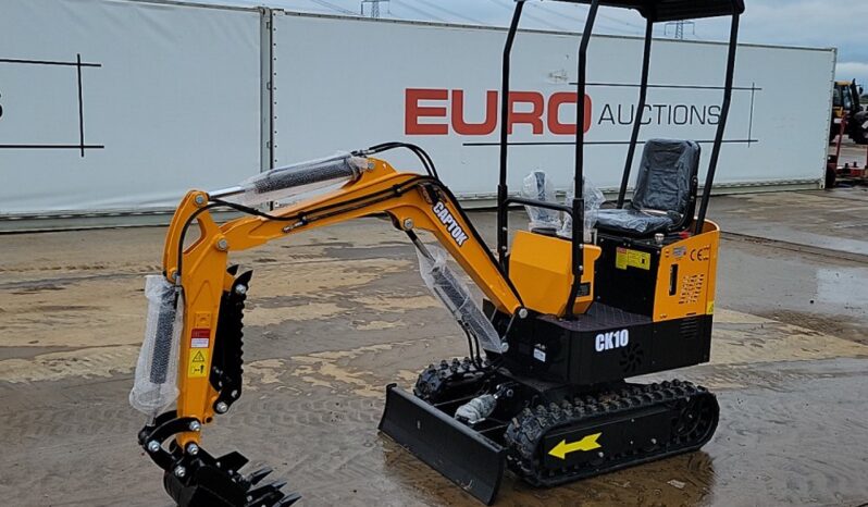 Unused 2024 Captok CK10 Micro Excavators For Auction: Leeds – 5th, 6th, 7th & 8th March 2025 @ 8:00am