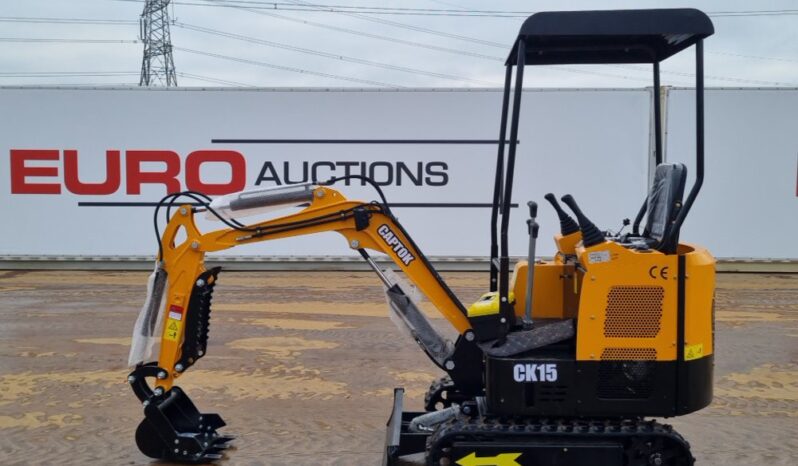 Unused 2024 Captok CK15 Micro Excavators For Auction: Leeds – 5th, 6th, 7th & 8th March 2025 @ 8:00am full