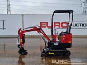 Unused 2024 Captok CK10 Micro Excavators For Auction: Leeds – 5th, 6th, 7th & 8th March 2025 @ 8:00am full