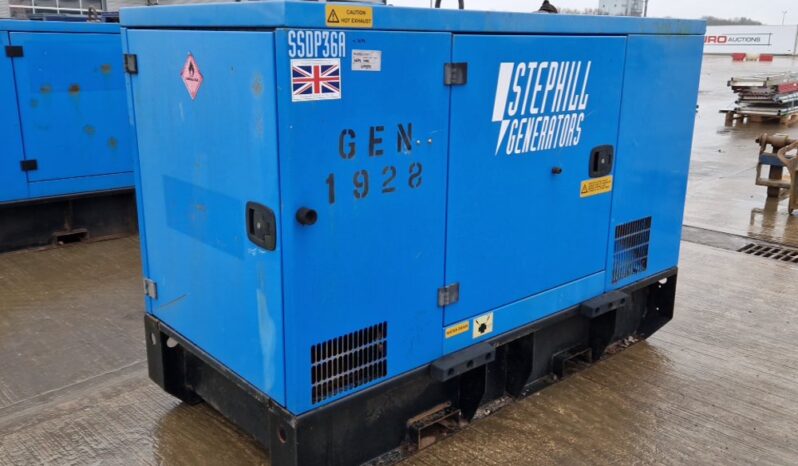 2016 Stephill SSDP36A Generators For Auction: Leeds – 5th, 6th, 7th & 8th March 2025 @ 8:00am full