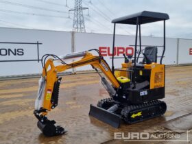 Unused 2024 Captok CK15 Micro Excavators For Auction: Leeds – 5th, 6th, 7th & 8th March 2025 @ 8:00am