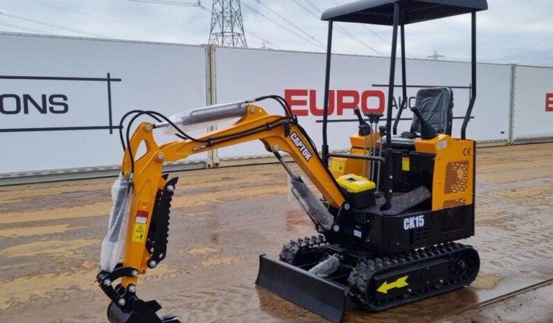 Unused 2024 Captok CK15 Micro Excavators For Auction: Leeds – 5th, 6th, 7th & 8th March 2025 @ 8:00am