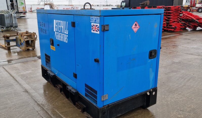 2016 Stephill SSDP36A Generators For Auction: Leeds – 5th, 6th, 7th & 8th March 2025 @ 8:00am full