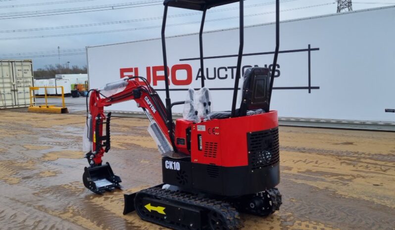 Unused 2024 Captok CK10 Micro Excavators For Auction: Leeds – 5th, 6th, 7th & 8th March 2025 @ 8:00am full