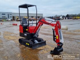 Unused 2024 Captok CK10 Micro Excavators For Auction: Leeds – 5th, 6th, 7th & 8th March 2025 @ 8:00am full