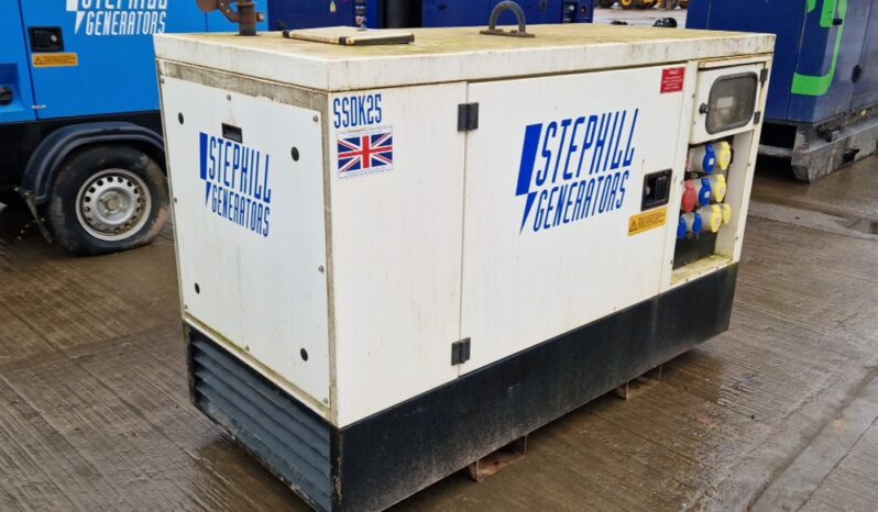 2017 Stephill SSDK25 Generators For Auction: Leeds – 5th, 6th, 7th & 8th March 2025 @ 8:00am