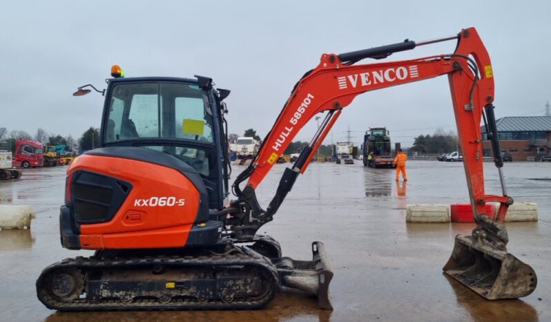 2021 Kubota KX060-5 6 Ton+ Excavators For Auction: Leeds – 5th, 6th, 7th & 8th March 2025 @ 8:00am full