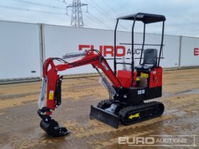 Unused 2025 Captok CK10 Micro Excavators For Auction: Leeds – 5th, 6th, 7th & 8th March 2025 @ 8:00am