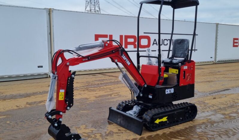 Unused 2024 Captok CK10 Micro Excavators For Auction: Leeds – 5th, 6th, 7th & 8th March 2025 @ 8:00am