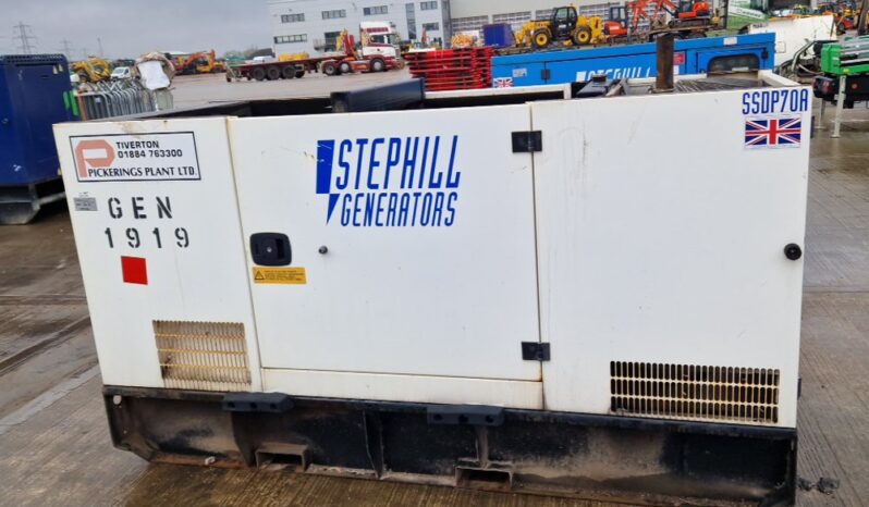 Stephill SSDP70A Generators For Auction: Leeds – 5th, 6th, 7th & 8th March 2025 @ 8:00am full