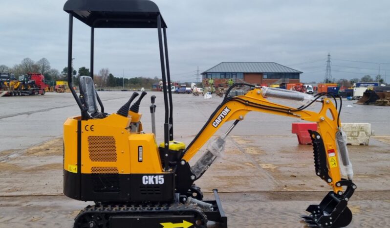 Unused 2024 Captok CK15 Micro Excavators For Auction: Leeds – 5th, 6th, 7th & 8th March 2025 @ 8:00am full