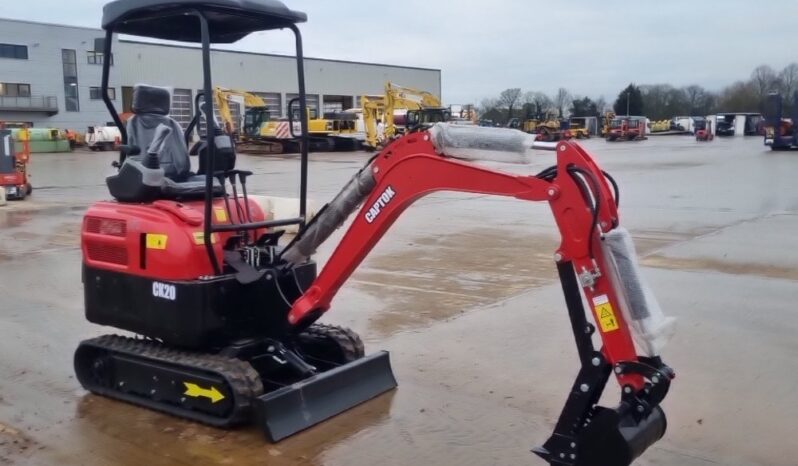 Unused 2024 Captok CK20 Micro Excavators For Auction: Leeds – 5th, 6th, 7th & 8th March 2025 @ 8:00am full