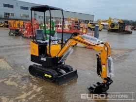 Unused 2024 Captok CK10 Micro Excavators For Auction: Leeds – 5th, 6th, 7th & 8th March 2025 @ 8:00am full