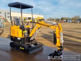 Unused 2024 Captok CK15 Micro Excavators For Auction: Leeds – 5th, 6th, 7th & 8th March 2025 @ 8:00am full