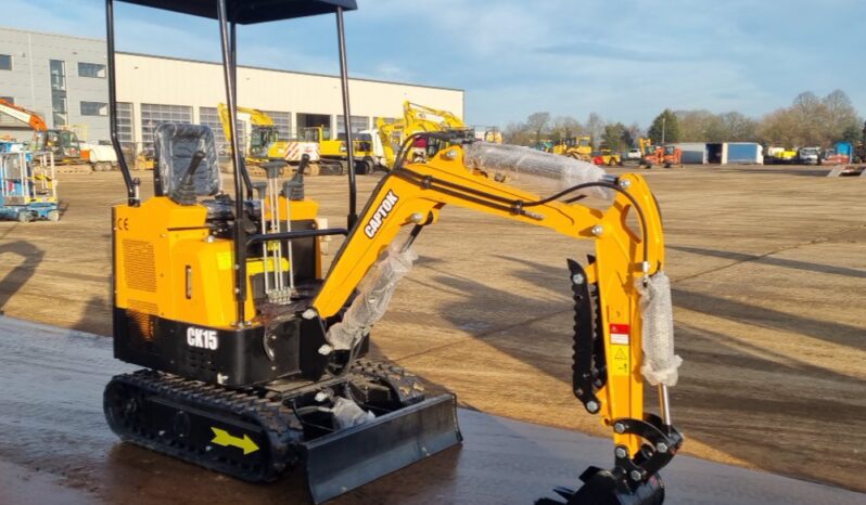 Unused 2024 Captok CK15 Micro Excavators For Auction: Leeds – 5th, 6th, 7th & 8th March 2025 @ 8:00am full