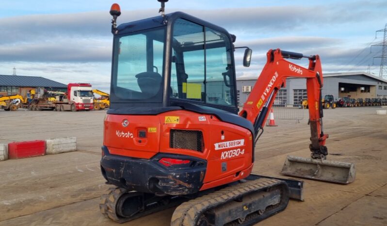 2017 Kubota KX030-4 Mini Excavators For Auction: Leeds – 5th, 6th, 7th & 8th March 2025 @ 8:00am full