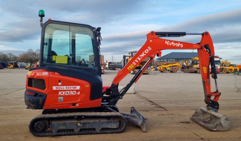 2017 Kubota KX030-4 Mini Excavators For Auction: Leeds – 5th, 6th, 7th & 8th March 2025 @ 8:00am full