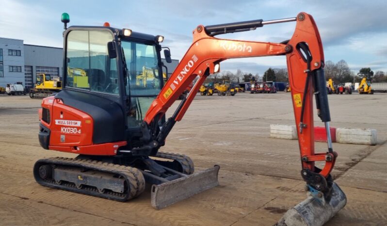 2017 Kubota KX030-4 Mini Excavators For Auction: Leeds – 5th, 6th, 7th & 8th March 2025 @ 8:00am full