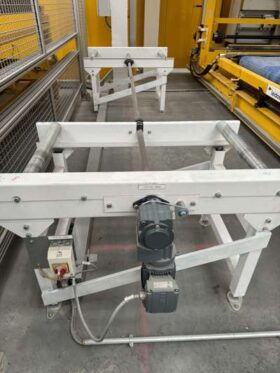 Cell 6 (140m Skillet return module) approx 140m subframe and floor skillet track. Skillets not included. Includes 7600kg Stahl hoist lifting cradle. For Auction on 2025-03-10 For Auction on 2025-03-10 full