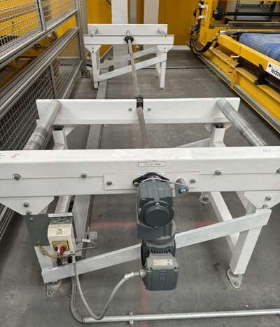 Cell 6 (140m Skillet return module) approx 140m subframe and floor skillet track. Skillets not included. Includes 7600kg Stahl hoist lifting cradle. For Auction on 2025-03-10 For Auction on 2025-03-10 full