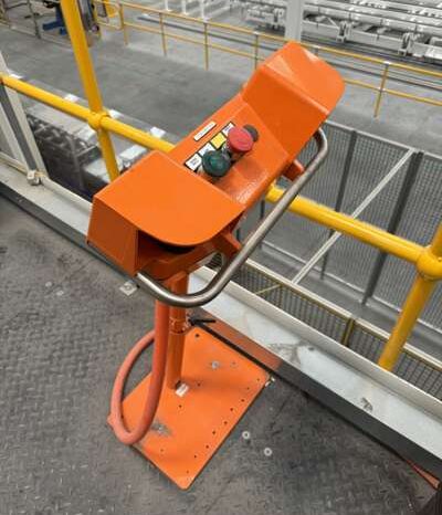 Cell 1 (Wall section lift and inspection gantry) Comprising of 75m x 20m steel framed gantry inspection module featuring 2 x 5000kg frame lifting crab. 4 Stahl hoists per unit. For Auction on 2025-03-10 For Auction on 2025-03-10 full