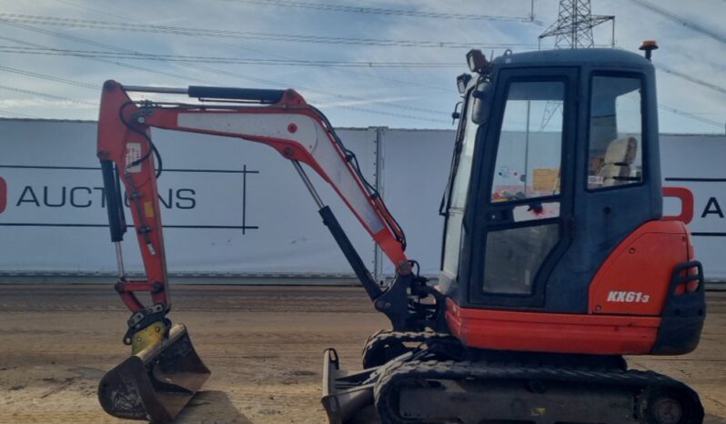 2016 Kubota KX61-3 Mini Excavators For Auction: Leeds – 5th, 6th, 7th & 8th March 2025 @ 8:00am full