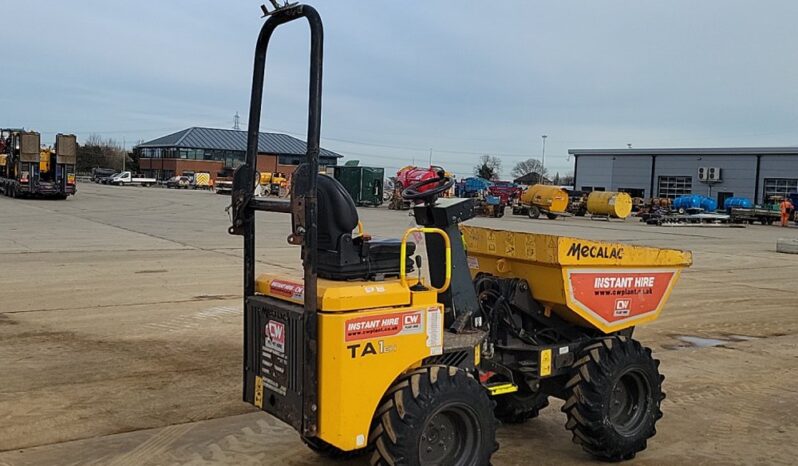 2019 Mecalac TA1EH Site Dumpers For Auction: Leeds – 5th, 6th, 7th & 8th March 2025 @ 8:00am full