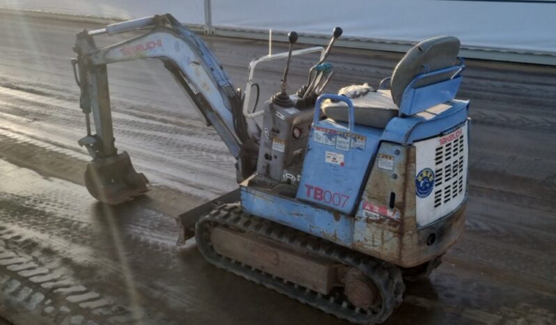 Takeuchi TB007 Micro Excavators For Auction: Leeds – 5th, 6th, 7th & 8th March 2025 @ 8:00am full