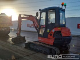 2017 Kubota KX101-3A4 Mini Excavators For Auction: Leeds – 5th, 6th, 7th & 8th March 2025 @ 8:00am full