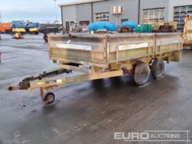 Indespension 2 Ton Twin Axle Dropside Trailer, Ramps Plant Trailers For Auction: Leeds – 5th, 6th, 7th & 8th March 2025 @ 8:00am