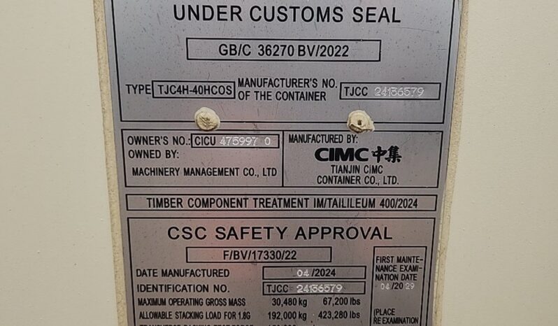 Unused 2024 Pandabox 40′ HC Container, 4 Side Double Doors (Cannot Be Reconsigned) Containers For Auction: Dromore – 21st & 22nd February 2025 @ 9:00am For Auction on 2025-02-21 full