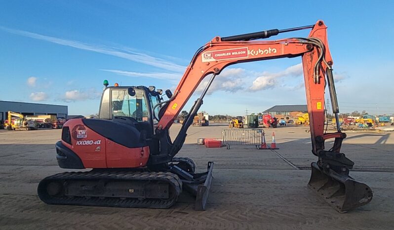 2019 Kubota KX080-4A 6 Ton+ Excavators For Auction: Leeds – 5th, 6th, 7th & 8th March 2025 @ 8:00am full