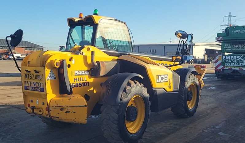 2017 JCB 540-140 Hi Viz Telehandlers For Auction: Leeds – 5th, 6th, 7th & 8th March 2025 @ 8:00am full