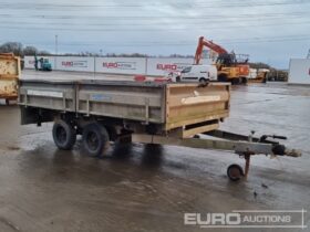 Indespension 2 Ton Twin Axle Dropside Trailer, Ramps Plant Trailers For Auction: Leeds – 5th, 6th, 7th & 8th March 2025 @ 8:00am full