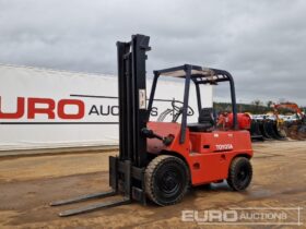 Toyota 02-FG35 Forklifts For Auction: Dromore – 21st & 22nd February 2025 @ 9:00am For Auction on 2025-02-22