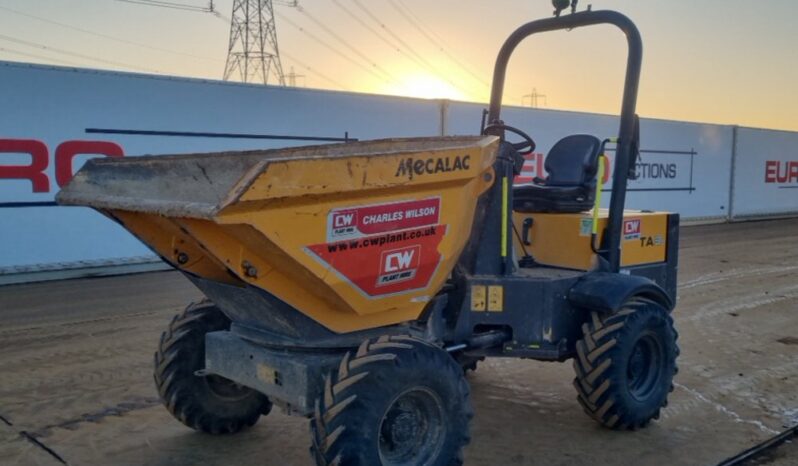 2018 Mecalac TA3S Site Dumpers For Auction: Leeds – 5th, 6th, 7th & 8th March 2025 @ 8:00am