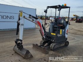 2021 Bobcat E17Z Mini Excavators For Auction: Leeds – 5th, 6th, 7th & 8th March 2025 @ 8:00am